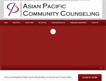 Tablet Screenshot of apccounseling.org